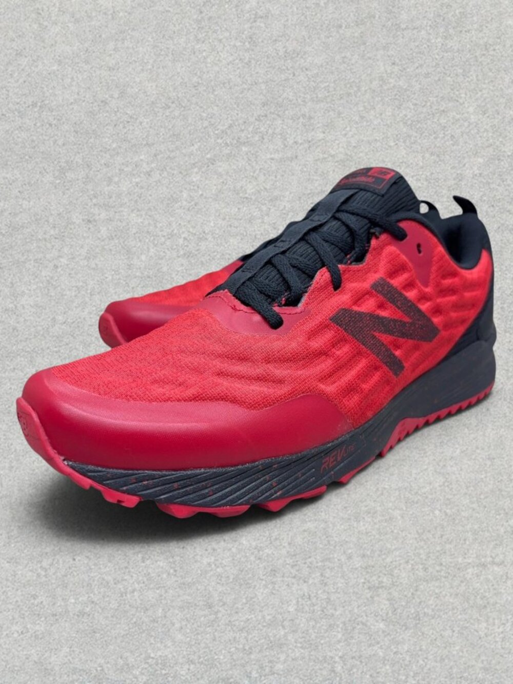 New Balance FuelCore Nitrel v3 Trail Running Shoes Mens Size 11.5 D Red Black